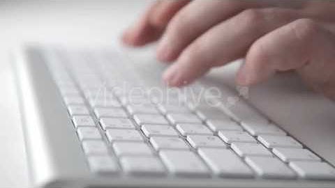 Mans Hands Typing On Laptop Keyboard - Stock Footage | VideoHive 15187076