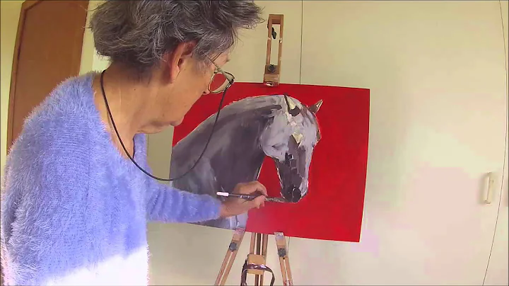 Christine Lawrence - How I paint horses. Blocking ...