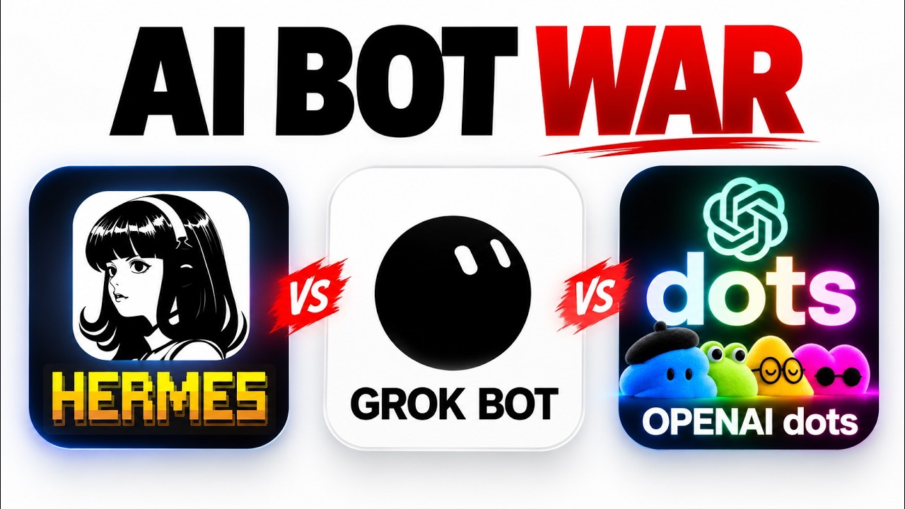 GrokBot vs Dots vs Hermes Agent: Who Wins?