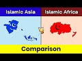 Islamic asia vs islamic africa  islamic africa vs islamic asia  comparison  islamic   data duck