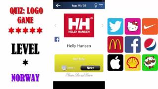 Quiz: Logo Game Norway - All Answers - Walkthrough ( By Lemmings at work ) screenshot 2