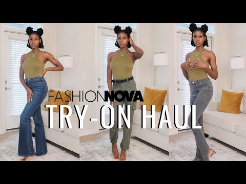 Fashion Nova Jeans + Pants Try-On Haul | TALL GIRL FRIENDLY?! | Size 7 + 9