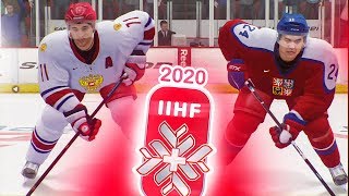 ЧЕМПИОНАТ МИРА ПО ХОККЕЮ 2020 - РОССИЯ vs ЧЕХИЯ - 1/4 ФИНАЛА - КАРЬЕРА - NHL LEGACY EDITION