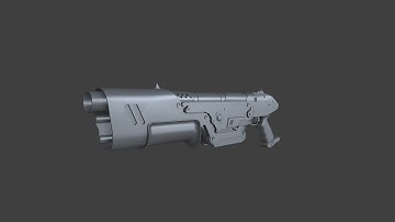 Modeling  Sci fi shotgun 3ds max tutorial part - 2