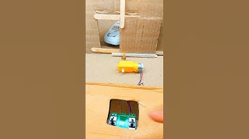 Electric gate Mechanism #experimnent #dcmotor #tech