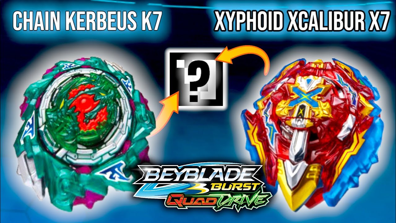 METAL SWORD VS DEFENSE CHAINS | Xyphoid Xcalibur VS Chain Kerbeus + NEW QR Codes BeybladeBurstBU - YouTube