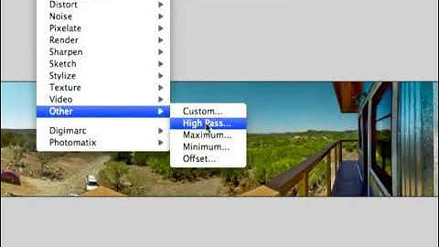 High Pass Filter in Photoshop CS3 Tutorial