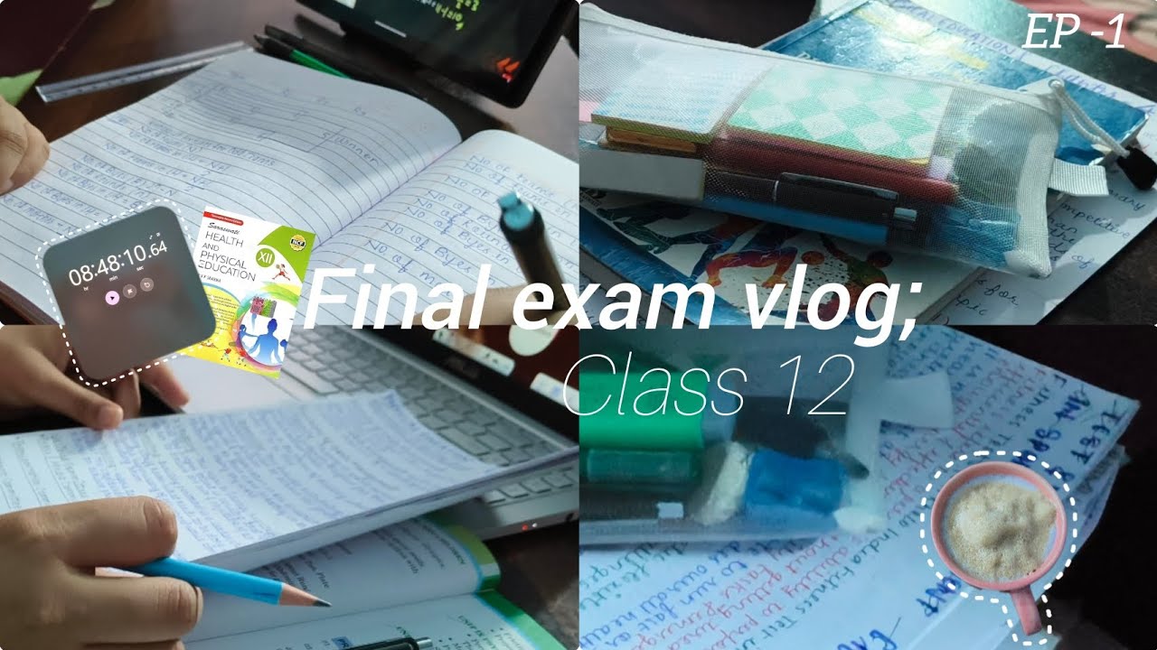 Final Exam Vlog | study vlog, caffeine, board exam, late night cramming 