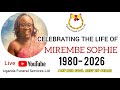 BURIAL CEREMONY OF MIREMBE SOPHIE 1980 2026 LIVE AT MASINDI 