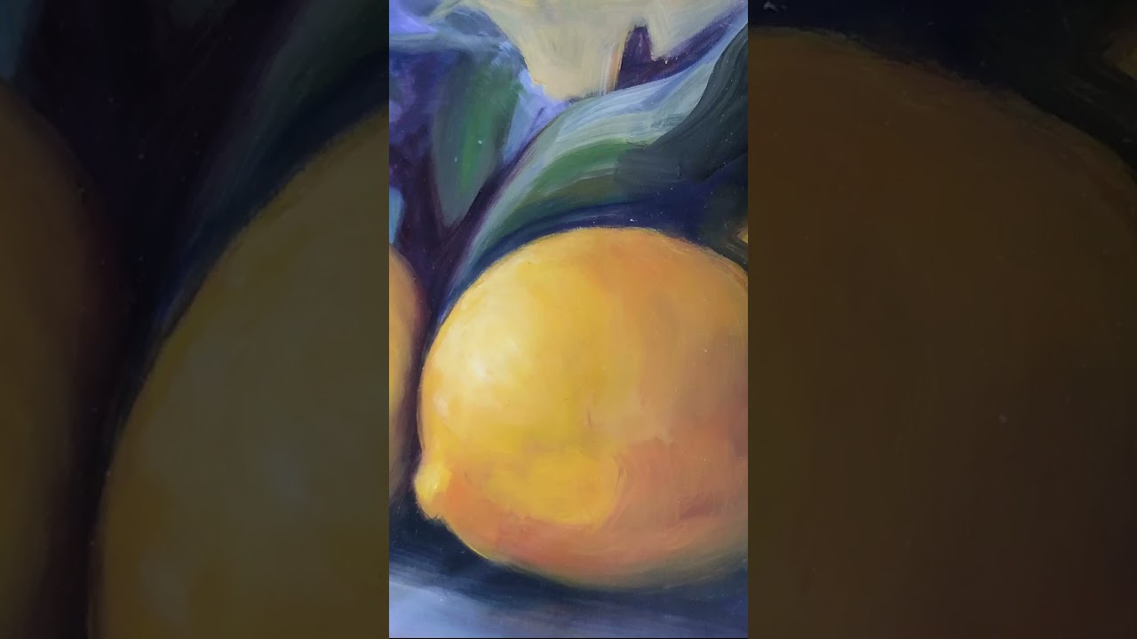 Lovely Lemons #lemon #lemonart #oilpainting #artist