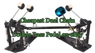 Cheapest Duel Chain Double Bass Pedal on eBay
