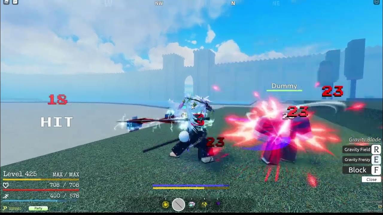 [GPO] Gravity Blade Highest Damage Possible YouTube