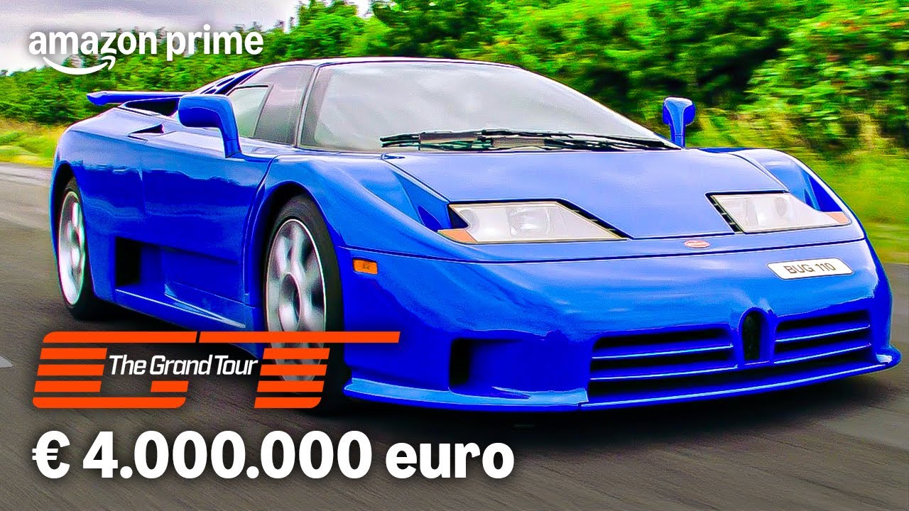 Jeremy Clarkson Bugatti EB-One-Ten Supersport VS. Jaguar XJ-220 Review | The Grand Tour Seizoen 2