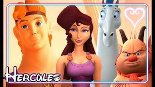 Kingdom Hearts 3 All Cutscenes | Full Movie | Hercules ~ Olympus