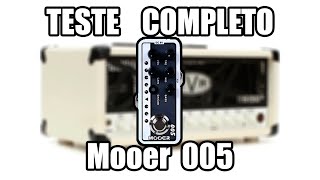 Video voorbeeld van "Teste Completo Mooer 005 + Mooer Radar"