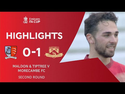 Maldon &amp; Tiptree Morecambe Match Highlights