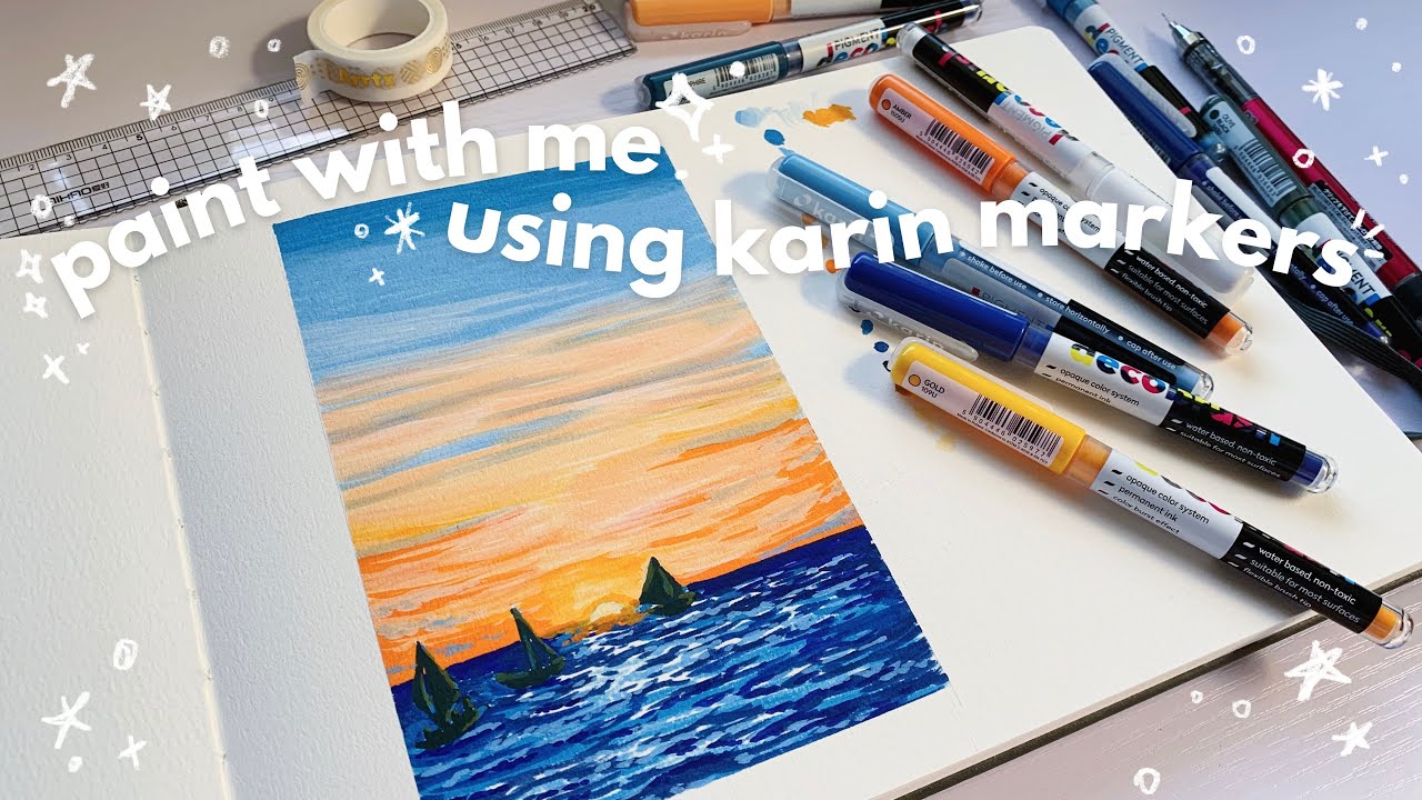 Pigment Decobrush Markers by KARIN - Full Tutorial (Part 2 of 3) 