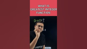 Greatest Integer function. | Pramod Sir #shorts #competishunneev