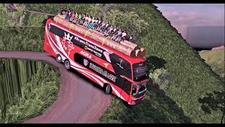 Terrifying Journey !! World Most Dangerous Road Routes - Euro Truck Simulator 2