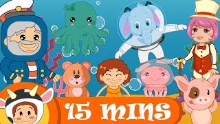 Once I Caught A Fish Alive | The Number Song | And More BabyMoo Songs For Kids