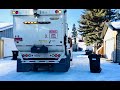 Ultimate air brakes compilation garbage trucks of calgary