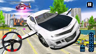 Flying Muscle Car Simulator 3D - Best Android Gameplay 😃 Gameplay screenshot 5