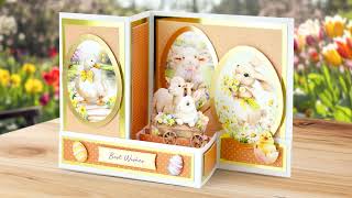 Make This Cute Easter Animals Pop Up Card