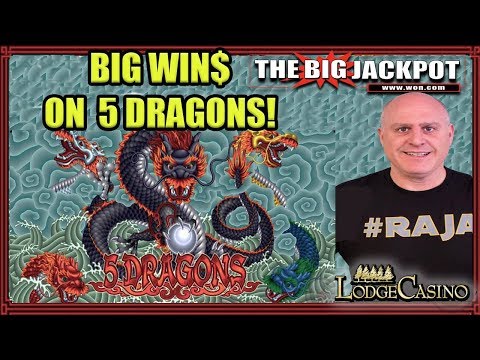 ♠️ BONUS ROUNDS ♠️ + BIG WIN$ ON 5 DRAGONS 🔥 | The Big Jackpot