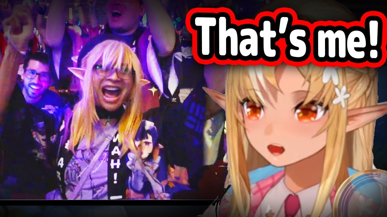 Flare Saw Anime NYC Flare Cosplayer Flexing Their Ina Merch【Hololive】