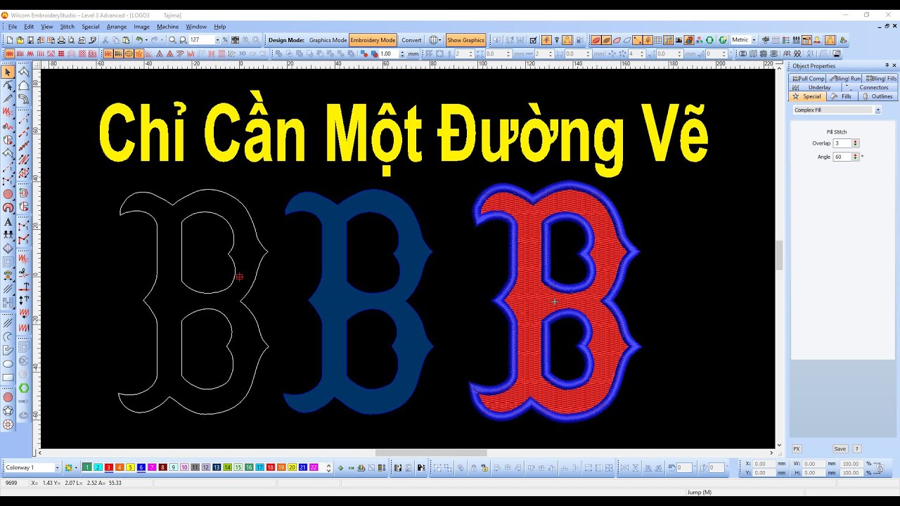 Hướng dẫn tự học wilcom e2 II thiết kế thêu vi tính II P5 - youtube