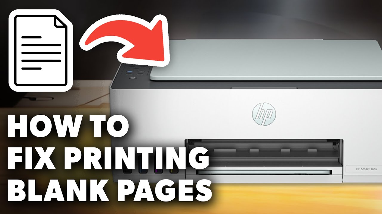 Как исправить пустые страницы при печати на HP Smart Tank (любая модель Smart Tank) (руководство ...