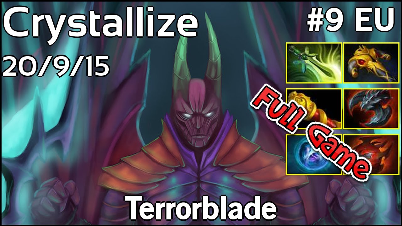 Crystallize  Terrorblade - Dota 2 Full Game 7.19