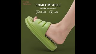 Women Thick Sole Soft Indoor Slippers – Ladies Shoes Online Shopping - Seasons Choice screenshot 2
