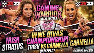 WWE 2K Gameplay: Trish Stratus Battles Carmella!