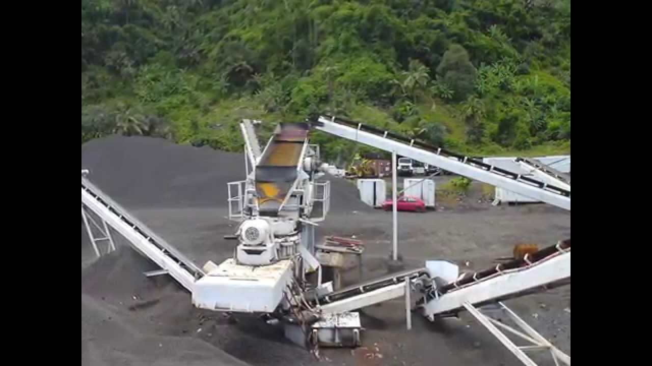 INSTALLATION DE CONCASSAGE