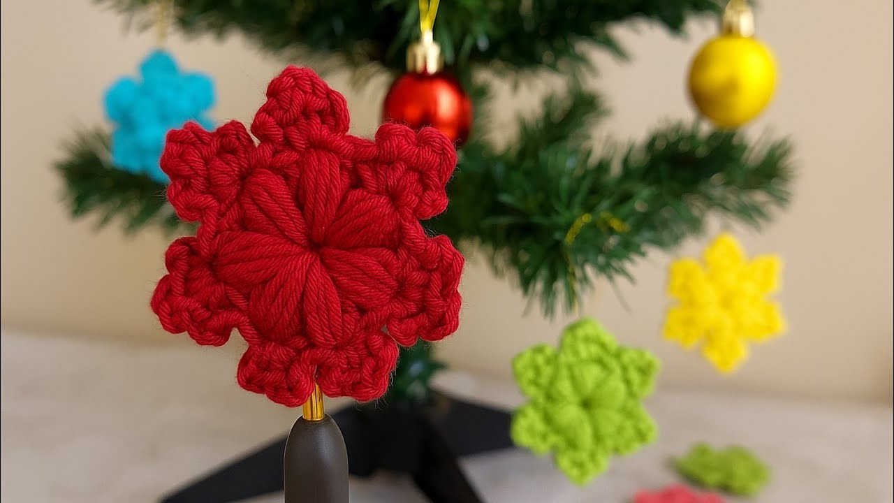Crochet 🧶EASY CHRISTMAS DECORATIONS❄️🎄Very easy to make $ Much easier to sell💰Earn, sell, make money