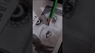 Dev Bhai Art × Radhe Krishna Eye Drawing With Pencil Colour. #art #radhakrishna #short
