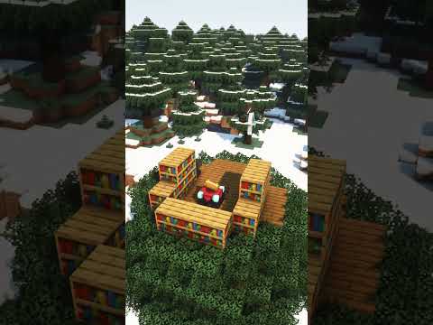 Minecraft Christmas Treehouse🎄 #minecraft