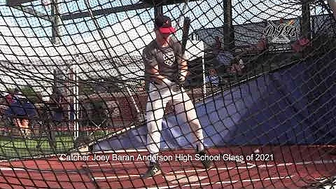 Catcher Joey Baran Anderson High School Class of 2...