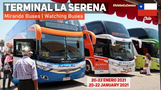 MIRANDO BUSES en LA SERENA (Chile) - 20 Enero 2021 / 22 Enero 2021