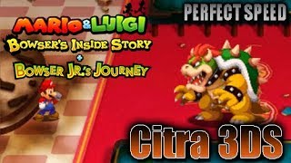 Mario & Luigi: Bowser's Inside Story + Bowser Jr.'s Journey, Citra Emulator  (Full Speed!)