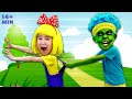 Funny Zombie Games + Zombie Game Song + More | Nursery Rhymes &amp; Kids Songs