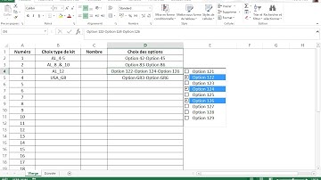 Formation Excel n°67 - Liste à choix multiple  avec contenu variable