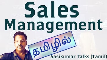Sales Management Tamil - SasikumarTalks about Sales Manager Roles #SasikumarTalks