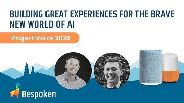 Deliver Exceptional Voice Experiences with Bespoken Testing Tools | Project Voice Presentation