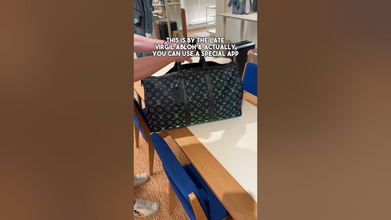 Louis Vuitton keepall lightning up virgil abloh Black Synthetic