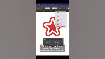 Change units of measurement in Adobe Illustrator using the ruler!