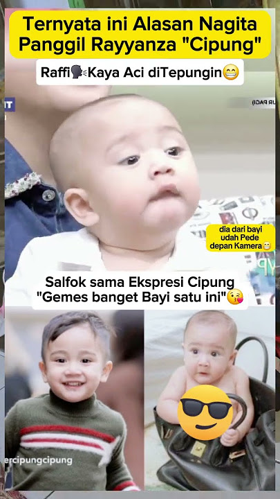 Ternyata Karna ini Rayanza dipanghil c!pung #shorts #raffiahmad #nagita #cipung #rayyanza #artist