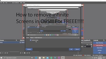 How to remove infinite displays in OBS!!!! |DÊÂD| Editing
