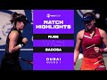Elena-Gabriela Ruse vs. Paula Badosa | 2022 Dubai Round 1 | WTA Match Highlights